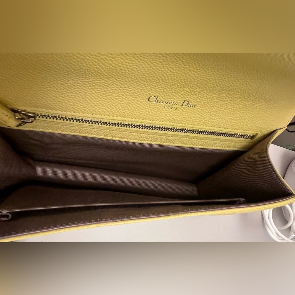Christian Dior Citron Diorama Small Lambskin Bag - Picture 13 of 13